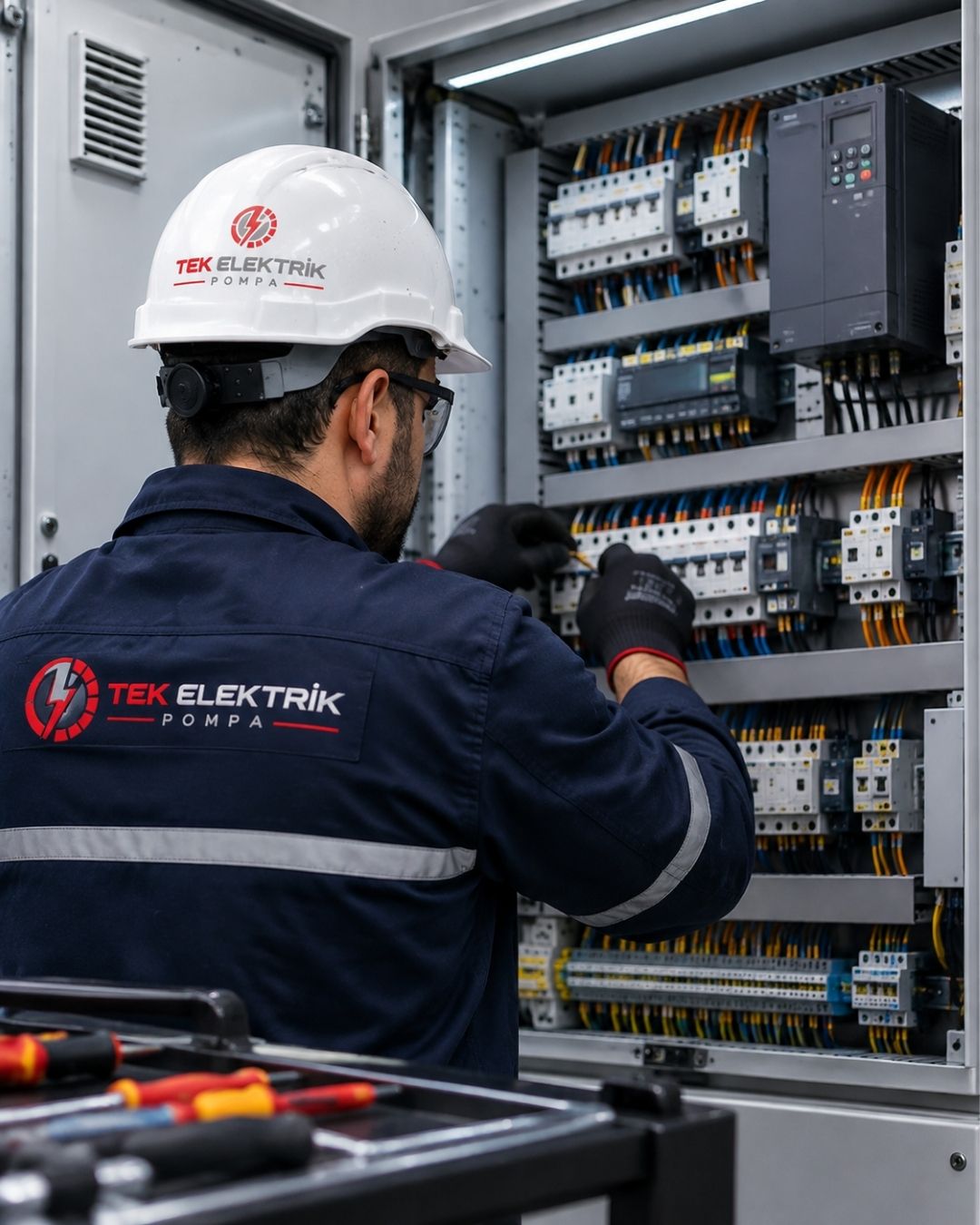 Tek Elektrik Pompa pano ve otomasyon sistemleri üretim atölyesi