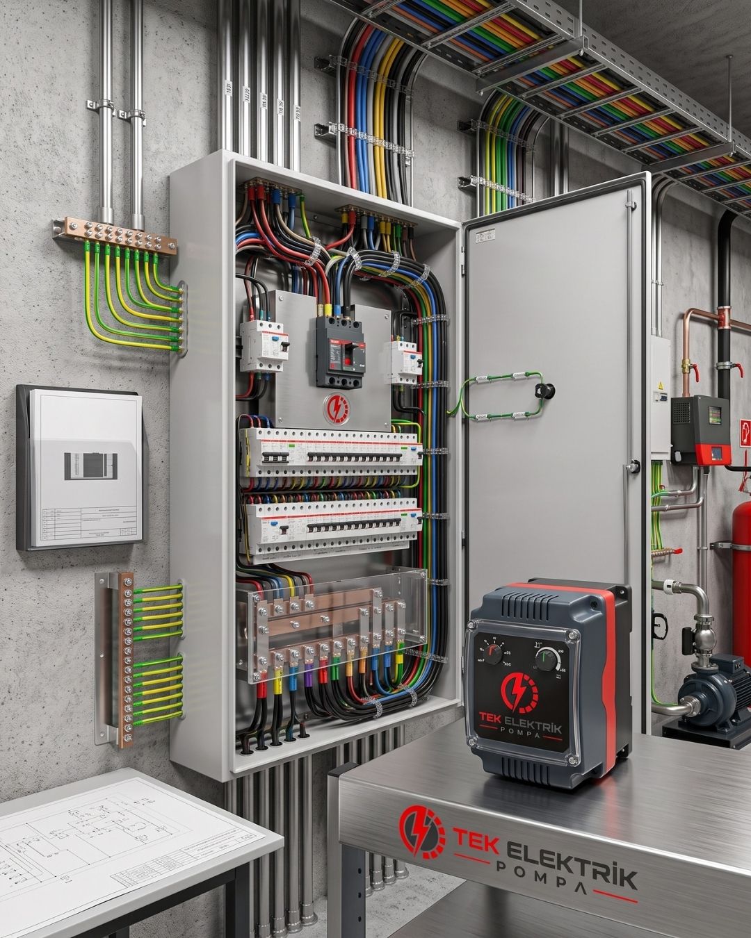 Elektrik tesisatı detay şeması